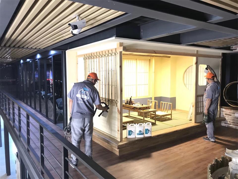 酒店包间全方位喷涂施工治理