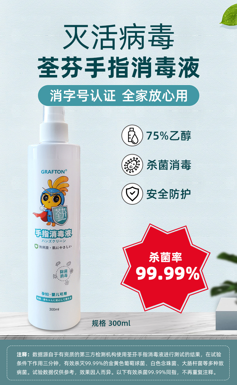 荃芬手指消毒液概况