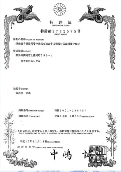 日本专利第3742575号