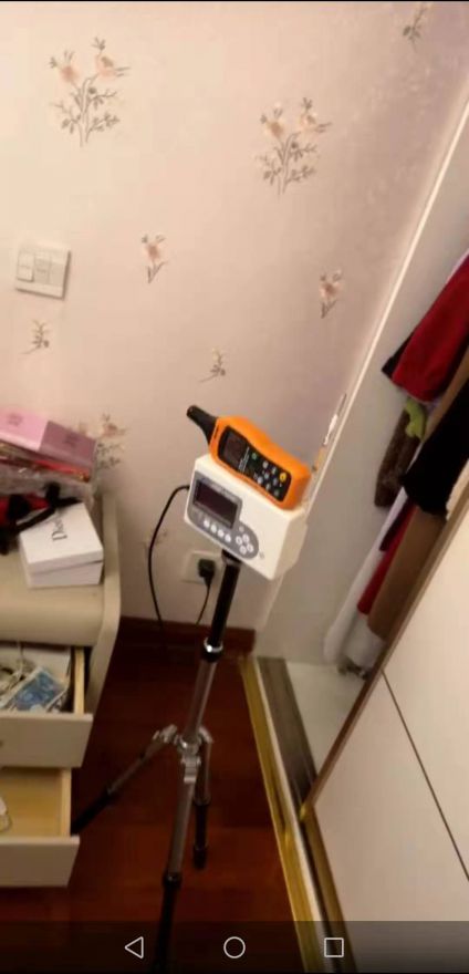 如皋金地城邦荃芬甲醛检测施工案例